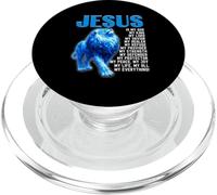 Jesus Is My God - Biblia de adoración con Cita Cristiana inspiradora PopSockets PopGrip para MagSafe