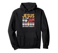 Jesus Is My Jam and Im Here To Spread Christian Bible Versículo Sudadera con Capucha