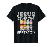 Jesus Is My Jam and I'm Here To Spread It Christian Faith Camiseta