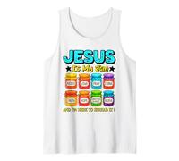 Jesus Is My Jam and I'm Here To Spread It Christian Faith Camiseta sin Mangas