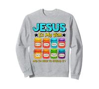 Jesus Is My Jam and I'm Here To Spread It Christian Faith Sudadera