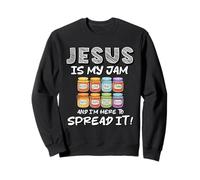 Jesus Is My Jam and I'm Here To Spread It Christian Faith Sudadera