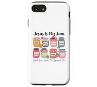 Jesus Is My Jam Faith Pray Blessed Hope Love Christian Cita Carcasa para iPhone SE (2020) / 7/8