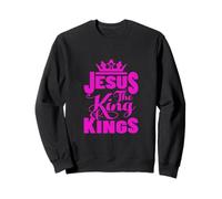 Jesus is My King - Bold Faith and Strength Design Sudadera