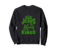 Jesus is My King - Bold Faith and Strength Design Sudadera