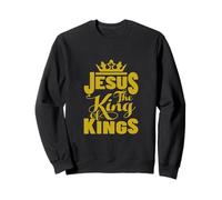 Jesus is My King - Bold Faith and Strength Design Sudadera