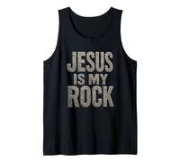 Jesus is My Rock - Christian Faith Gospel Inspiration Camiseta sin Mangas