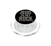 Jesus is My Rock - Christian Faith Gospel Inspiration PopSockets PopGrip para MagSafe