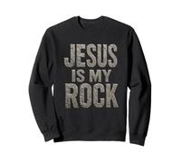 Jesus is My Rock - Christian Faith Gospel Inspiration Sudadera