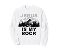 Jesus is My Rock - Psalm 62:6 Christian Faith Bible Verse Sudadera
