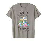 Jesus Is My Savior Crochet Therapy Crochet Craft Maker Camiseta
