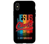 Jesus is my Savior King Christian Verse For Men Women Carcasa para iPhone X/XS