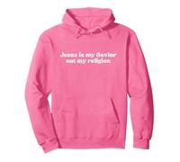 Jesus Is My Savior Not My Religion, Christian Faith Worship Sudadera con Capucha