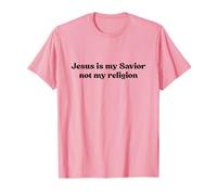 Jesus Is My Savior Not My Religion Shirt Faith Christian Camiseta