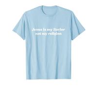 Jesus Is My Savior Not My Religion Shirt Faith Christian Camiseta