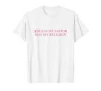 Jesus Is My Savior Not My Religion Shirt Faith Christian Camiseta