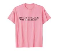 Jesus Is My Savior Not My Religion Shirt Faith Christian Camiseta