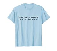 Jesus Is My Savior Not My Religion Shirt Faith Christian Camiseta