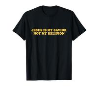 Jesus Is My Savior Not My Religion Shirt Faith Christian Camiseta