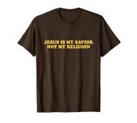 Jesus Is My Savior Not My Religion Shirt Faith Christian Camiseta