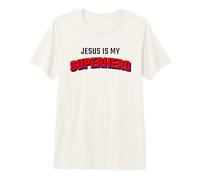 Jesus is My Superhero - Kids & Adult Christian Faith Comic Camiseta Premium