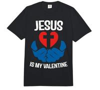 Jesus is My Valentine Funny Valentines Loves Christ Love Day Comfort Colors Adult Heavyweight T-Shirt