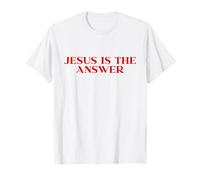 Jesus Is The Answer Shirt Faith Christian Men Women Kids Camiseta