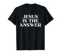 Jesus Is The Answer Shirt Faith Christian Men Women Kids Camiseta