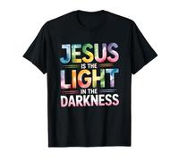 Jesus Is The Light In The Darkness Camiseta gráfica económica
