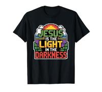 Jesus Is The Light In The Darkness Camiseta gráfica económica