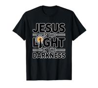 Jesus Is The Light In The Darkness Camiseta gráfica económica