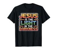 Jesus Is The Light In The Darkness Camiseta gráfica económica