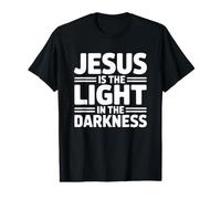 Jesus Is The Light In The Darkness Camiseta gráfica económica