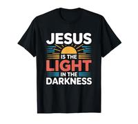 Jesus Is The Light In The Darkness Camiseta gráfica económica