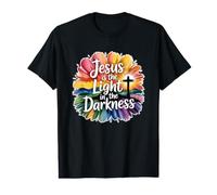 Jesus Is The Light In The Darkness Camiseta gráfica económica