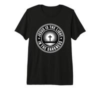 Jesus Is The Light In The Darkness Camiseta Premium