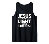 Jesus Is The Light In The Darkness Camiseta sin Mangas
