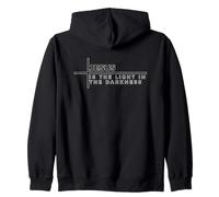 Jesus Is The Light In The Darkness Sudadera con Capucha