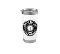 Jesus Is The Light In The Darkness Vaso térmico de acero inoxidable de doble pared