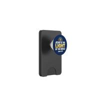 Jesus Is The Light of The World Shirt John 8:12 Christian I PopSockets PopWallet para MagSafe