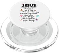 Jesus is The Messiah Mighty God Beautiful Savior Lamb of God PopSockets PopGrip para MagSafe