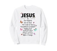 Jesus is The Messiah Mighty God Beautiful Savior Lamb of God Sudadera