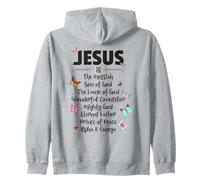 Jesus is The Messiah Mighty God Beautiful Savior Lamb of God Sudadera con Capucha