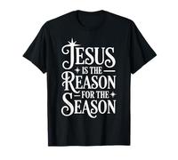 Jesús is The Reason Christian Christmas Design Camiseta