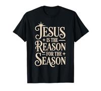 Jesús is The Reason Christian Christmas Design Camiseta
