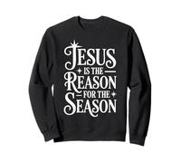 Jesús is The Reason Christian Christmas Design Sudadera