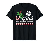 Jesus is The Reason for The Season Christian Theme Christmas Camiseta