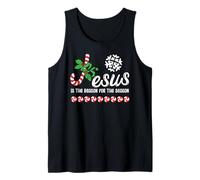 Jesus is The Reason for The Season Christian Theme Christmas Camiseta sin Mangas