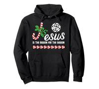 Jesus is The Reason for The Season Christian Theme Christmas Sudadera con Capucha