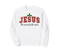Jesus is The Reason for The Season Christmas Christian Quote Sudadera